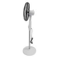Ventilateur Sur Pied SABA Smart Piano 16&Prime; Blanc & Noir Tunisie