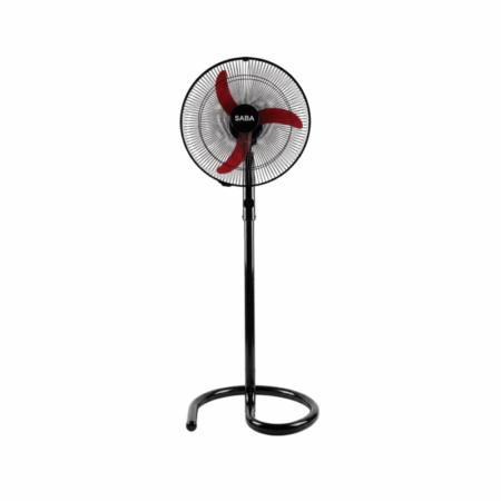 Ventilateur Sur Pied SABA Shabah Piano 18&Prime; Noir & Rouge Tunisie