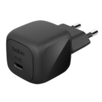 Chargeur Rapide Secteur Belkin USB-C 45w – Noir -WCA013kqBK Tunisie