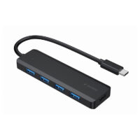 Hub Usb Type C Gembird 4 Ports USB 3.1 ( GEN 1) – Noir – UHB-CM-U3P4P-01 Tunisie