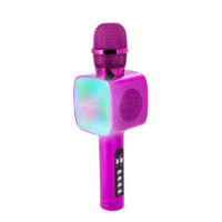Microphone Sans Fil Bigben Karaoké – Rose – PARTYBTMIC2PK Tunisie