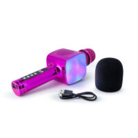 Microphone Sans Fil Bigben Karaoké – Rose – PARTYBTMIC2PK Tunisie