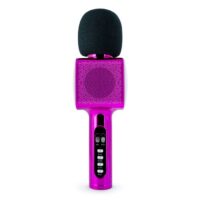 Microphone Sans Fil Bigben Karaoké – Rose – PARTYBTMIC2PK Tunisie