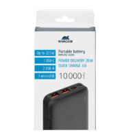 Power Bank Rivacase VA2101 22.5W 10000 mAh – Noir – VA2101 Tunisie