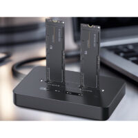 Station d&rsquo;accueil Gembird double disque SSD USB Type-C M.2 NVMe et SATA – 8716309135573 Tunisie