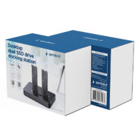 Station d&rsquo;accueil Gembird double disque SSD USB Type-C M.2 NVMe et SATA – 8716309135573 Tunisie