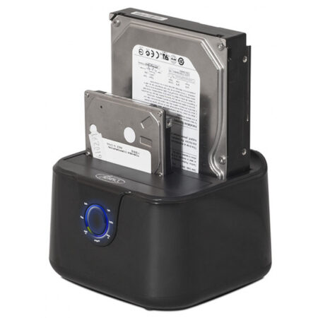 Station d&rsquo;accueil Pour Disque Dur Advance Dual Dock – Noir – BX-3003U32 Tunisie