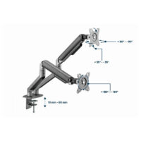Support De Bureau Gembird 17&Prime; – 32&Prime;- MA-DA2-05 Tunisie