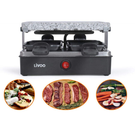 Appareil à Raclette en Pierre LIVOO DOC242 Noir Tunisie