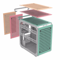 Boitier Gamer Cooler Master QUBE 500 Flatpack Macaron – Blanc Tunisie