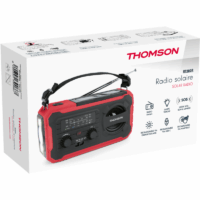 Radio solaire d’urgence Thomson Longue Durée – Rouge – RT280R Tunisie