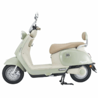 Scooter Électrique Aima Classical 1500W – Vert & Baige Tunisie