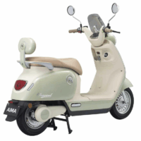 Scooter Électrique Aima Classical 1500W – Vert & Baige Tunisie