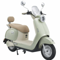 Scooter Électrique Aima Classical 1500W – Vert & Baige Tunisie
