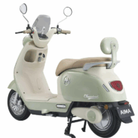 Scooter Électrique Aima Classical 1500W – Vert & Baige Tunisie