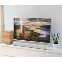 Barre de son et caisson de basses sans fil Thomson – Blanc- SB400BTWSWH Tunisie