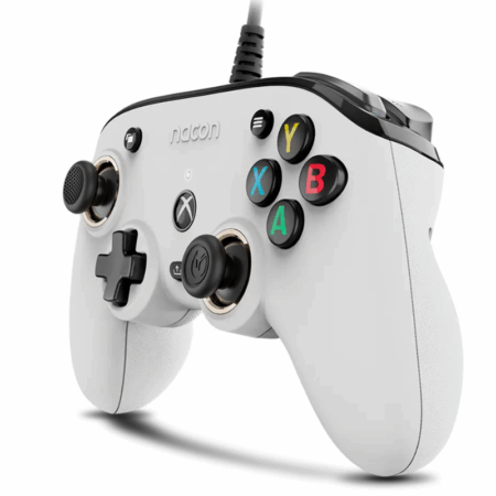 Manette Pro Compact Pour Series X/S Xbox One & PC Nacon – Blanc -XBXPROCOMPACTWHITE Tunisie