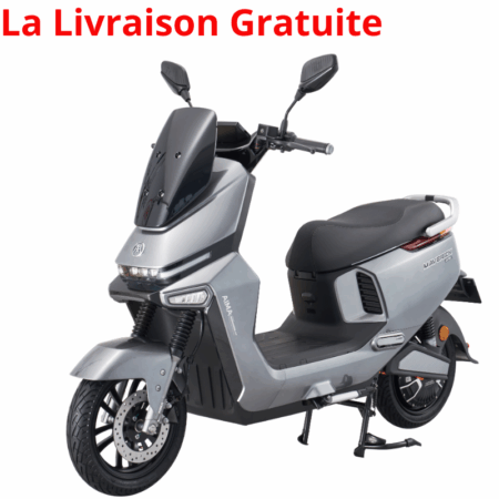 Scooter Électrique Aima A7 Plus Maverick 2000W – Gris Tunisie