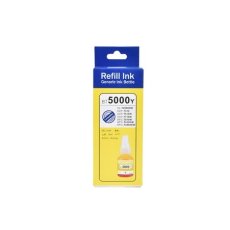 Bouteille D&rsquo;encre Adaptable Alto Brother BT5000 – Jaune Tunisie