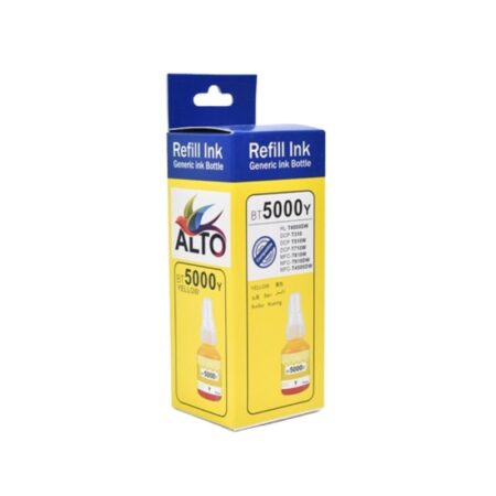 Bouteille D&rsquo;encre Adaptable Alto Brother BT5000 – Jaune Tunisie