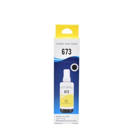 Bouteille D&rsquo;encre Adaptable Alto Epson 673 – Jaune Tunisie