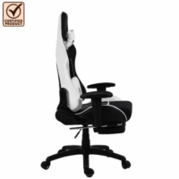 Chaise Gaming Dowinx LS-6670 Avec Fonction Massage Et Repose Pied – LS6670-Blanc Tunisie
