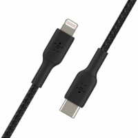 Câble Belkin Tressé USB-C vers Lightning 1 M – Noir – CAA004bt1MBK Tunisie