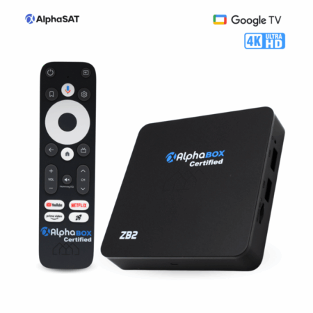 Box TV Android Alpha Box Certifié 2Go 32Go  – Noir  – ZB2 Tunisie