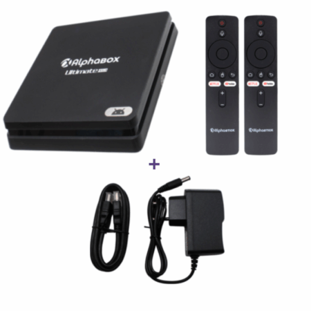 Box Tv Android AlphaBox Ultimite 4 Go 32 Go – Noir Tunisie