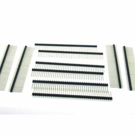 Lot de 10 Barrettes Sécables Simples 40 Pins Mâle 2,54 mm Tunisie