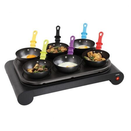Grill Raclette LIVOO avec 6 Mini Poêle DOM200 Noir Tunisie