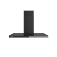 Hotte Décorative Premium LEA.90B 90 cm Verre Noir Tunisie