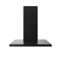 Hotte Décorative Premium LEA.90B 90 cm Verre Noir Tunisie