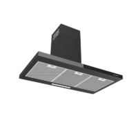 Hotte Décorative Premium LEA.90B 90 cm Verre Noir Tunisie