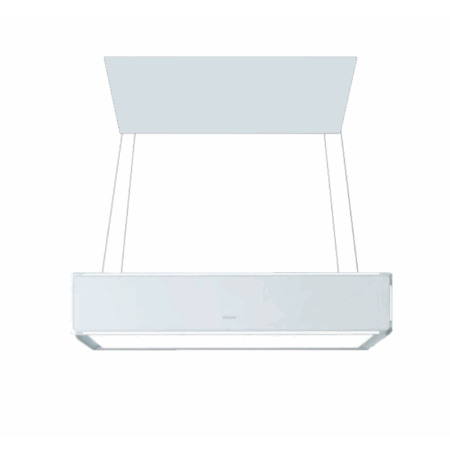 Hotte Suspendu Silverline 120 cm 4390.2 Blanc Tunisie