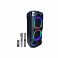 Enceinte Bluetooth Party Nano Avec Effets Lumineux – Noir & Jaune – PARTYBTIPNAN-BK-J Tunisie