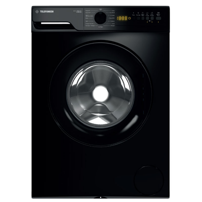 Machine à Laver Telefunken 8 Kg MACH-8KG1200TN Noir