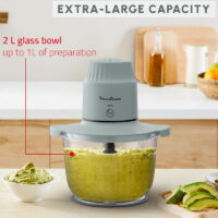 Mini Hachoir Électrique Moulinex Choppeo 500 W 1 L Gris Tunisie