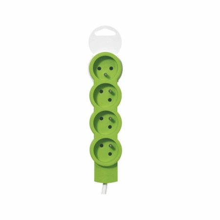 Multiprises Legrand 4 Ports 1.5M – Blanc&Vert – 050206 Tunisie