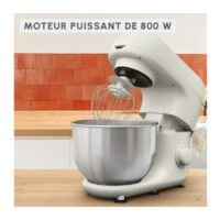 Robot Pâtissier Moulinex Bake Essential QA160110 800 W Blanc Tunisie