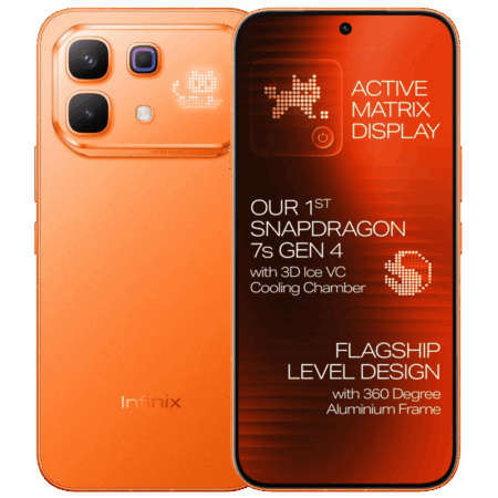 Smartphone Infinix Note 60 Pro 5G 12Go 256Go – Orange Tunisie