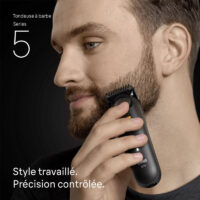 Tondeuse à Barbe Braun Rechargeable 7en1 Série 5 BT5560 Noir Tunisie