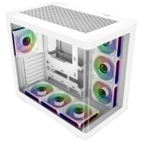 Boitier Gamer Cooler Master Elite 600 7 ARGB – Blanc Tunisie