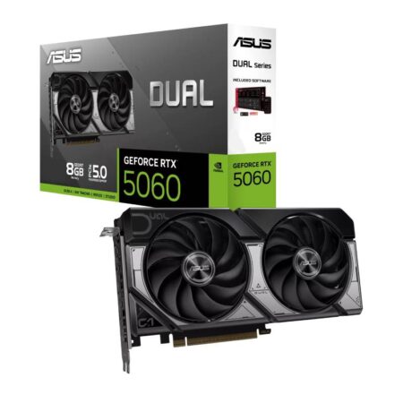 Carte Graphique Asus Dual GeForce RTX 5060 8G GDDR7 – 90YV0N12-M0NA00 Tunisie