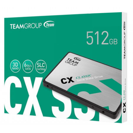 Disque Ssd Interne Teamgroup Cx2 512 Go 2.5&Prime; Sata Iii – T253X6512G0C101 Tunisie