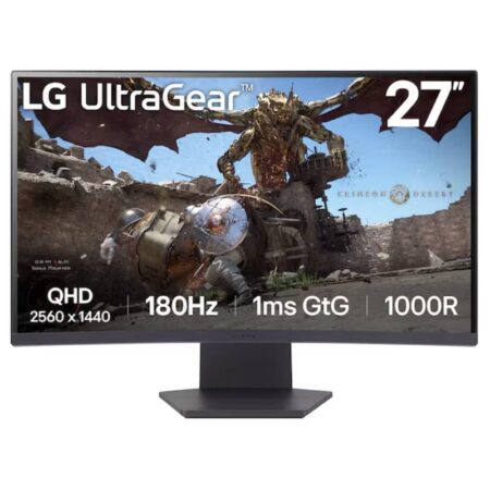 Ecran Gaming LG 27 » QHD Curved 180 Hz – Noir -27GS60QC Tunisie
