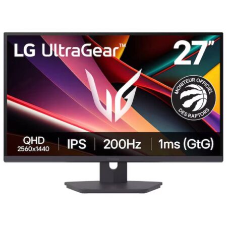 Ecran Gaming LG UltraGear G6 27 » QHD IPS 200 Hz Noir – 27G610A-B.AEUQ Tunisie