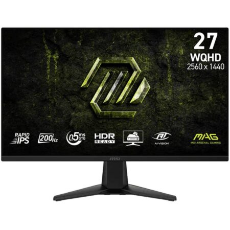Ecran Gaming MSI MAG 275QF E20 27 » WQHD 200Hz FAST IPS – 9S6-3CAA1M-003 Tunisie