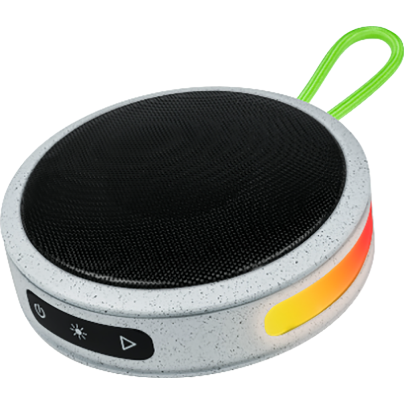 Enceinte Bluetooth Party Nano Avec Effets Lumineux – Gris – PARTYBTIPNAN-GR