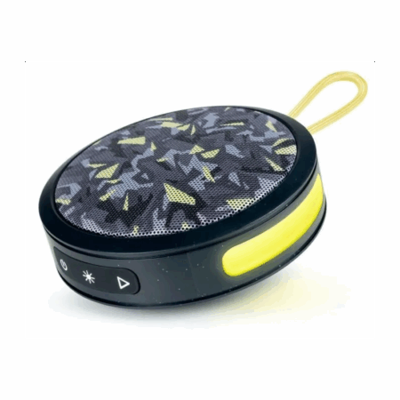 Enceinte Bluetooth Party Nano Avec Effets Lumineux – Noir & Jaune – PARTYBTIPNAN-BK-J Tunisie